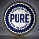 Pure Oil Double-Sided Gas Pump Globe Lamp - 16.5" x 18.75" x 8"