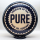 Pure Oil Double-Sided Gas Pump Globe Lamp - 16.5" x 18.75" x 8"