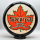 Supertest Maple Leaf Glass Gas Pump Globe Lamp - 16.5" x 18.75" x 8"
