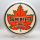 Supertest Maple Leaf Glass Gas Pump Globe Lamp - 16.5" x 18.75" x 8"