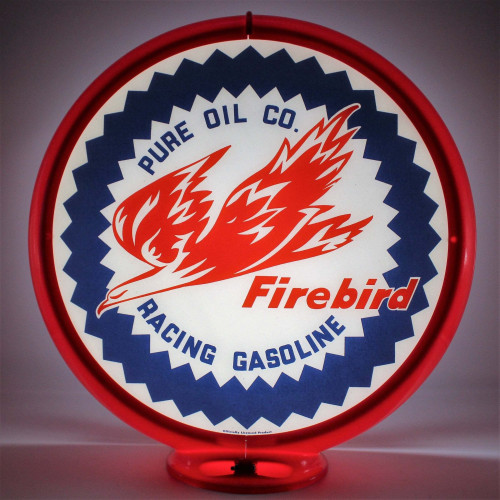 Pure Oil Co. Firebird Gas Pump Globe Lamp - 16.5" x 18.75" x 8"