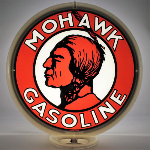 Mohawk Gasoline Gas Pump Globe Lamp - 16.5" x 18.75" x 8"