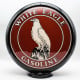 White Eagle Gasoline Glass Gas Pump Globe Lamp - 16.5" x 18.75" x 8"