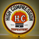 Supertest H-C Gas Pump Globe Lamp - 16.5" x 18.75" x 8"