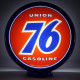 Union 76 Gasoline Glass Gas Pump Globe Lamp - 16.5" x 18.75" x 8"