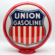 Union Gasoline Shield Glass Gas Pump Globe Lamp - 16.5" x 18.75" x 8"