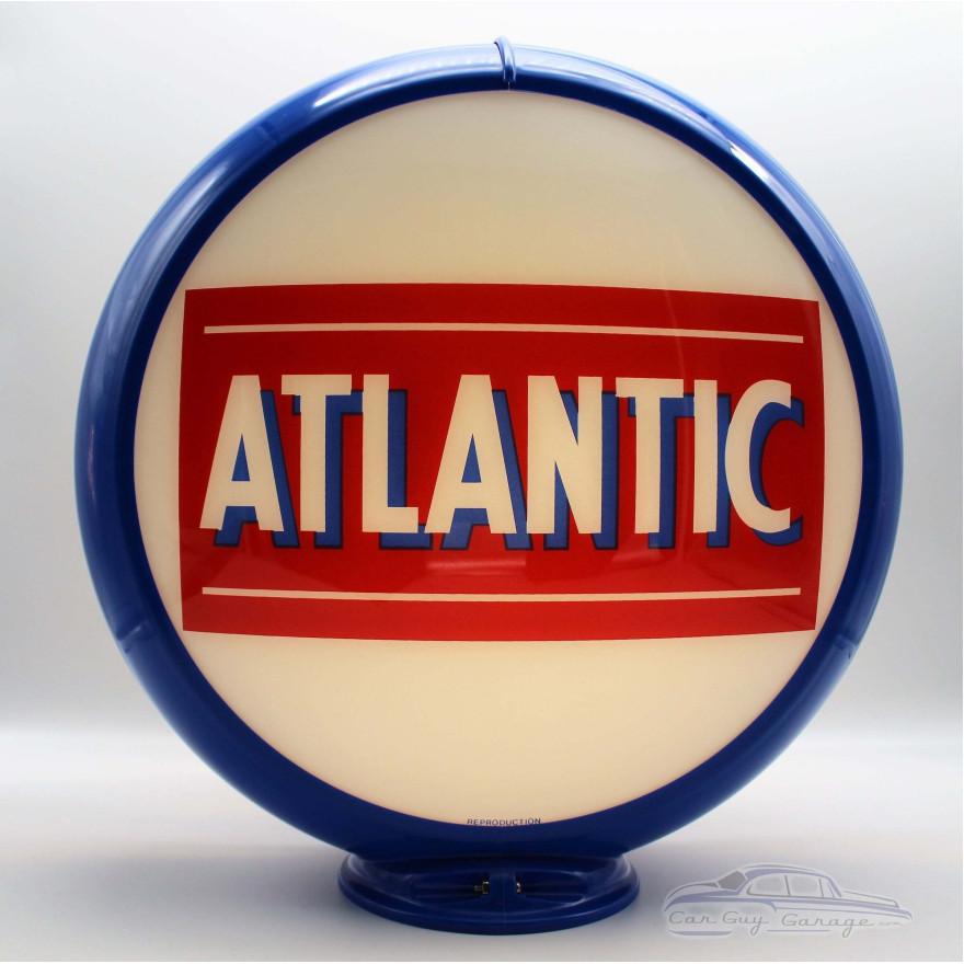 Atlantic Glass Gas Pump Globe Lamp w/ Base - 16.5" x 18.75" x 8"