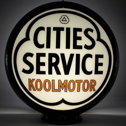 Cities Service Koolmotor Gas Pump Globe Lamp - 16.5" x 18.75" x 8"