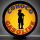 Conoco Minuteman Gasoline Pump Globe Lamp - 16.5" x 18.75" x 8"