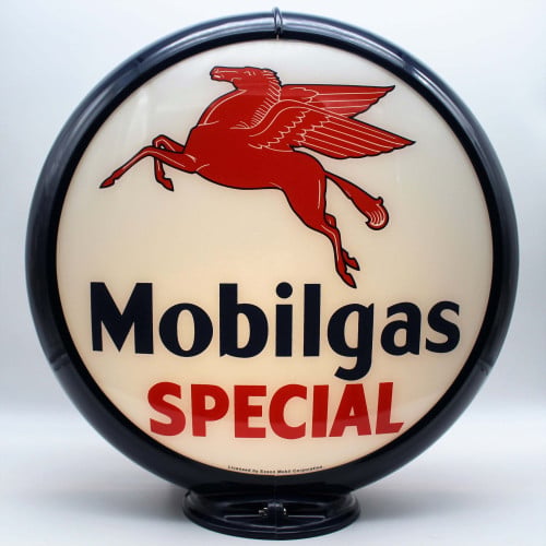 Mobilgas Special Pegasus Gas Pump Globe Lamp - 16.5" x 18.75" x 8"