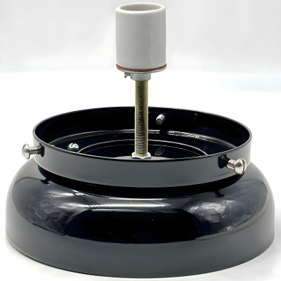 Vintage Gulf Glass Gas Pump Globe Lamp - Nostalgic Charm