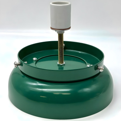 Vintage Gulf Glass Gas Pump Globe Lamp - Nostalgic Charm