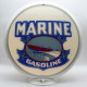Marine Gasoline Glass Gas Pump Globe Lamp - 16.5" x 18.75" x 8"