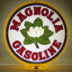 Magnolia Gasoline Glass Gas Pump Globe Lamp - 16.5" x 18.75" x 8"