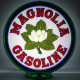 Magnolia Gasoline Glass Gas Pump Globe Lamp - 16.5" x 18.75" x 8"