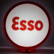 Esso Glass Gas Pump Globe Lamp - 16.5" x 18.75" x 8"