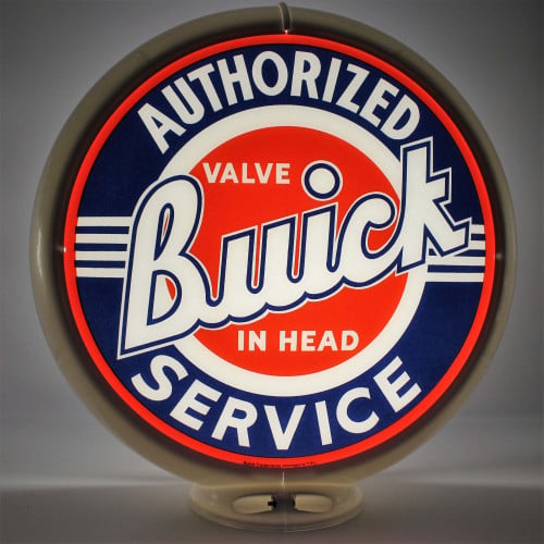 Buick Authorized Service Gas Pump Globe Lamp - 16.5" x 18.75" x 8"