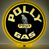 Polly Gas Double-Sided Glass Pump Globe Lamp - 16.5" x 18.75" x 8"