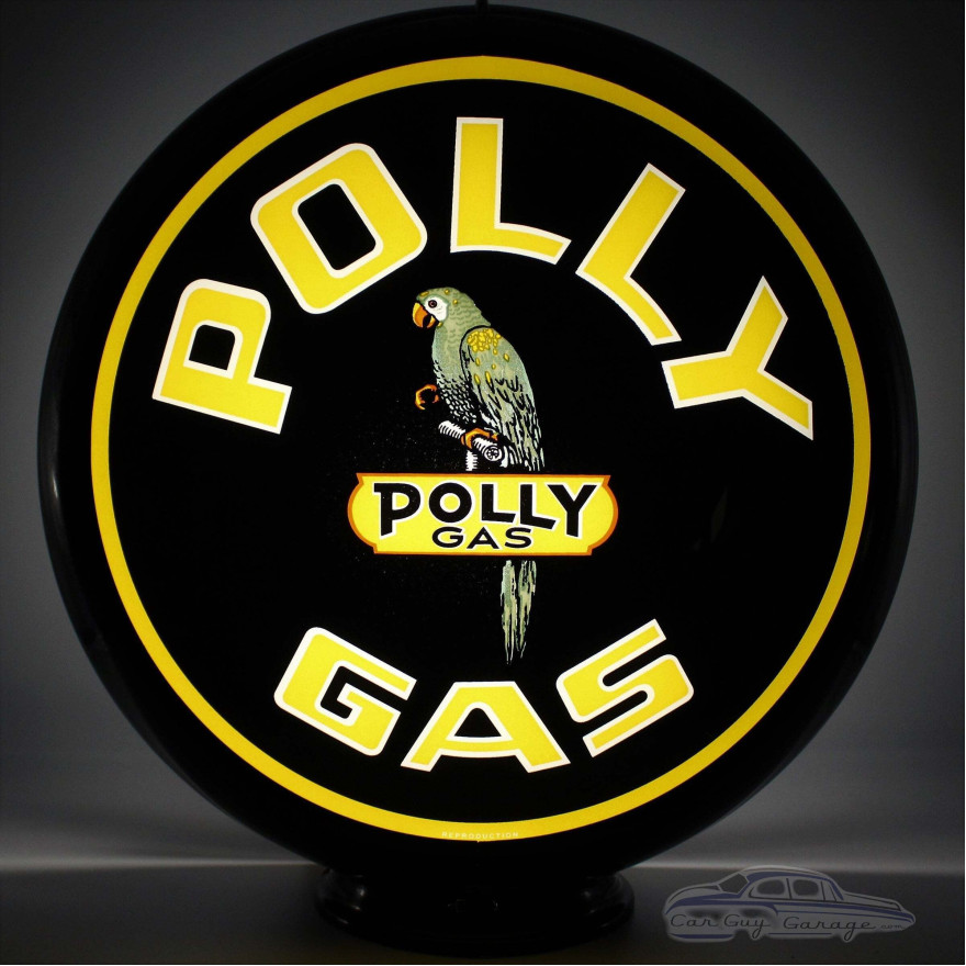 Polly Gas Double-Sided Glass Pump Globe Lamp - 16.5" x 18.75" x 8"
