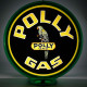 Polly Gas Double-Sided Glass Pump Globe Lamp - 16.5" x 18.75" x 8"