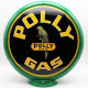 Polly Gas Double-Sided Glass Pump Globe Lamp - 16.5" x 18.75" x 8"