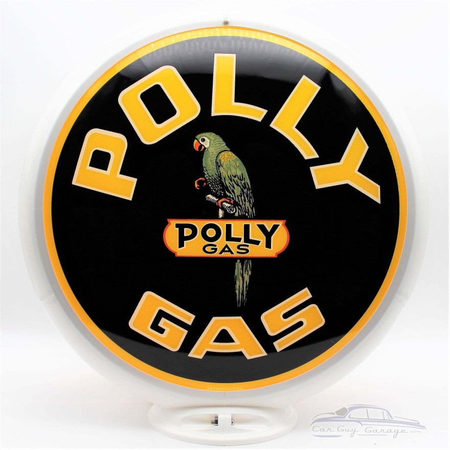 Polly Gas Double-Sided Glass Pump Globe Lamp - 16.5" x 18.75" x 8"