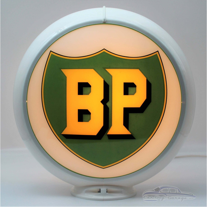 BP Shield Gas Pump Globe Lamp - 16.5" x 18.75" x 8"