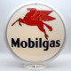 Mobilgas Pegasus Glass Gas Pump Globe Lamp - 16.5" x 18.75" x 8"