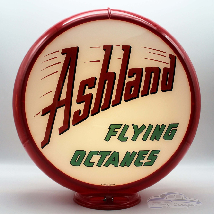 Ashland Flying Octanes Gas Pump Globe Lamp - 16.5" x 18.75" x 8"