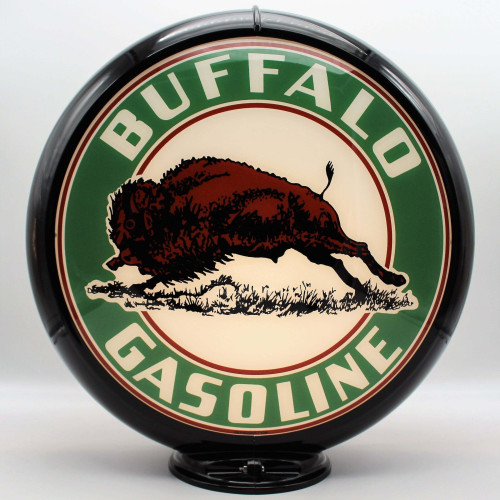 Buffalo Gasoline Glass Gas Pump Globe Lamp - 16.5" x 18.75" x 8"