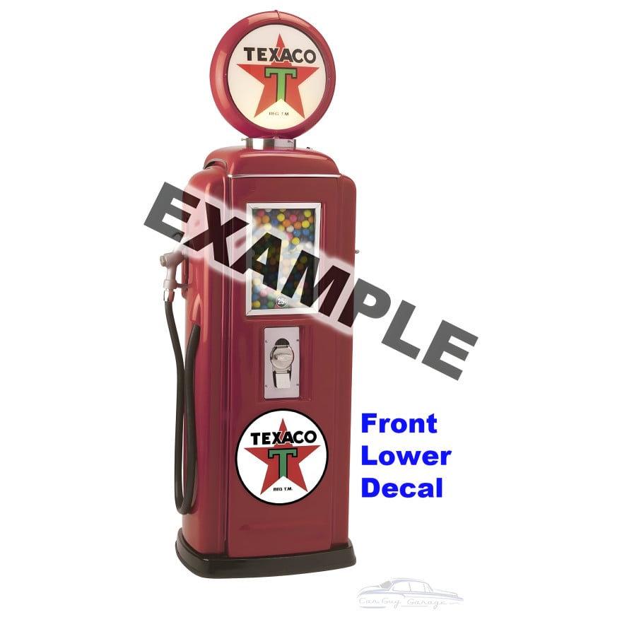 Texaco Tokheim 39 Replica Gas Pump - 76" Tall x 32" Wide x 16" Deep
