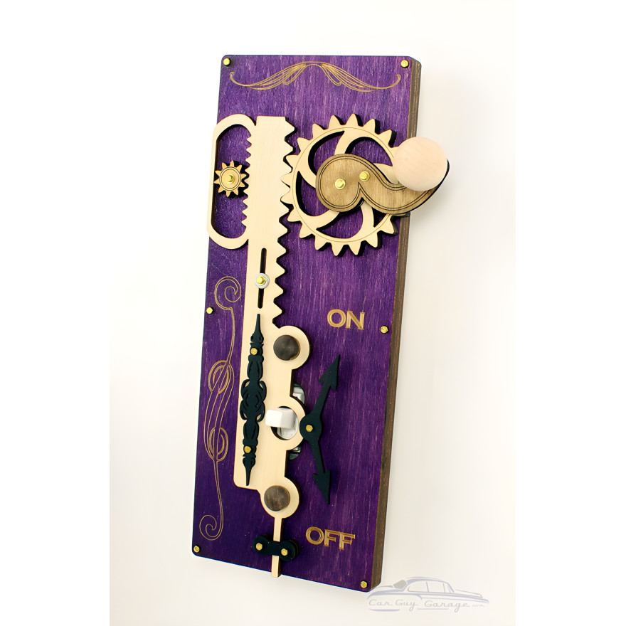 Purple Single Toggle Rack and Pinion Light Switch Plate Purple Single Toggle Rack and Pinion Light Switch Plate