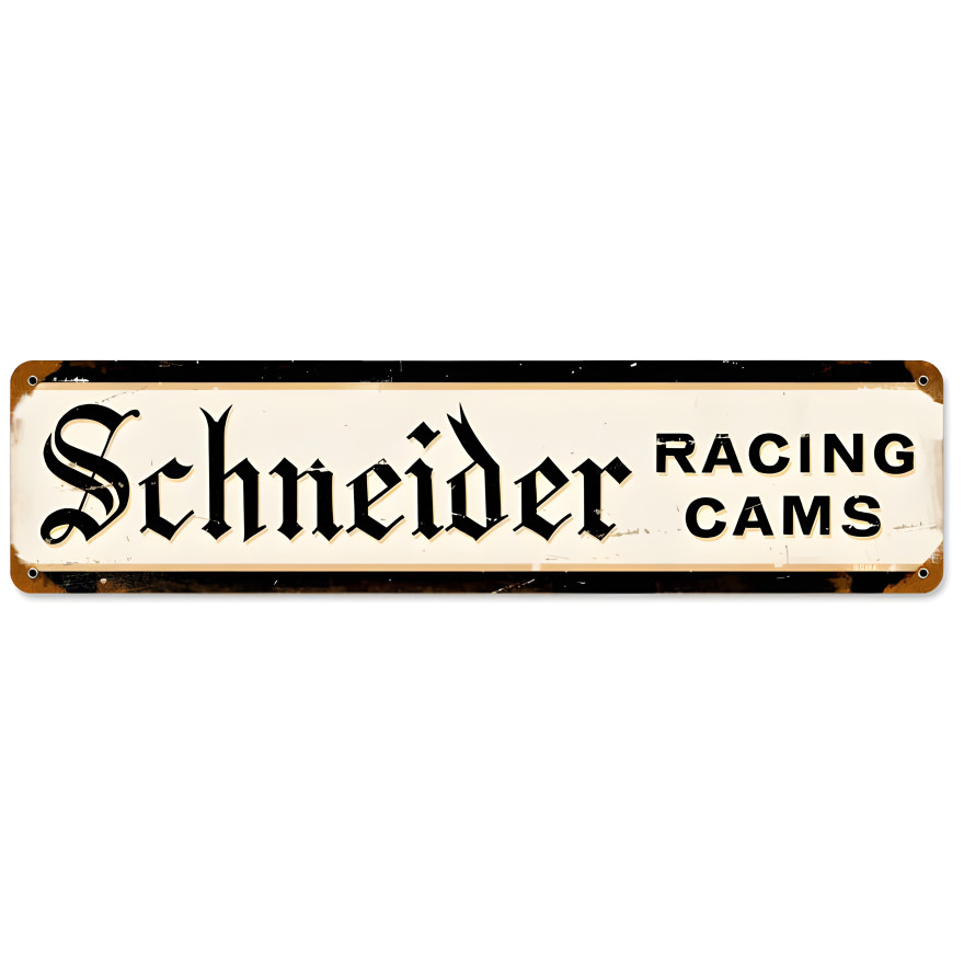 Racing Cams Metal Sign - 5" x 20"