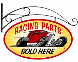 Racing Parts Metal Sign