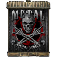 Radiator Heavy Metal Sign - 24" x 32"