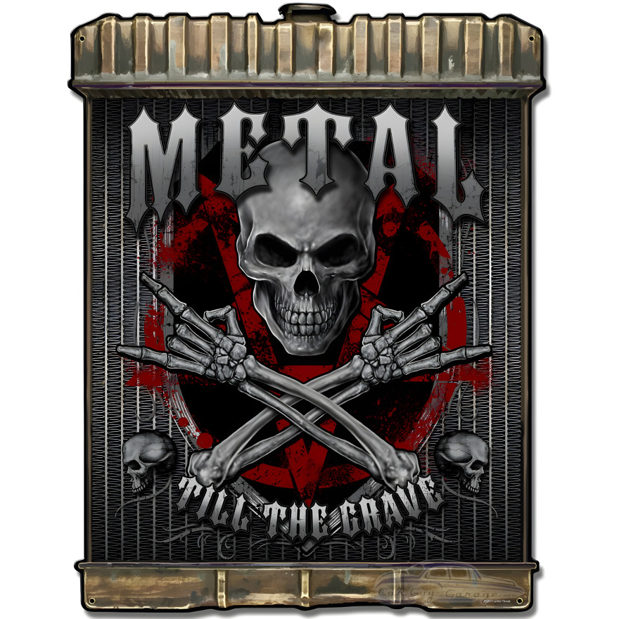 Radiator Heavy Metal Sign - 24" x 32"