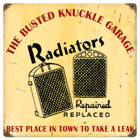 Radiator Repair Sign - 12" x 12"