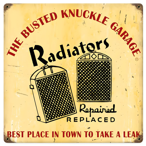 Radiator Repair Sign - 12" x 12"