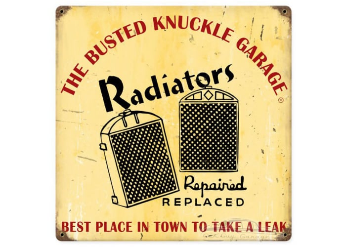 Radiator Repair Sign - 12" x 12"