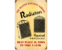 Radiator Service Sign - 16" x 24"