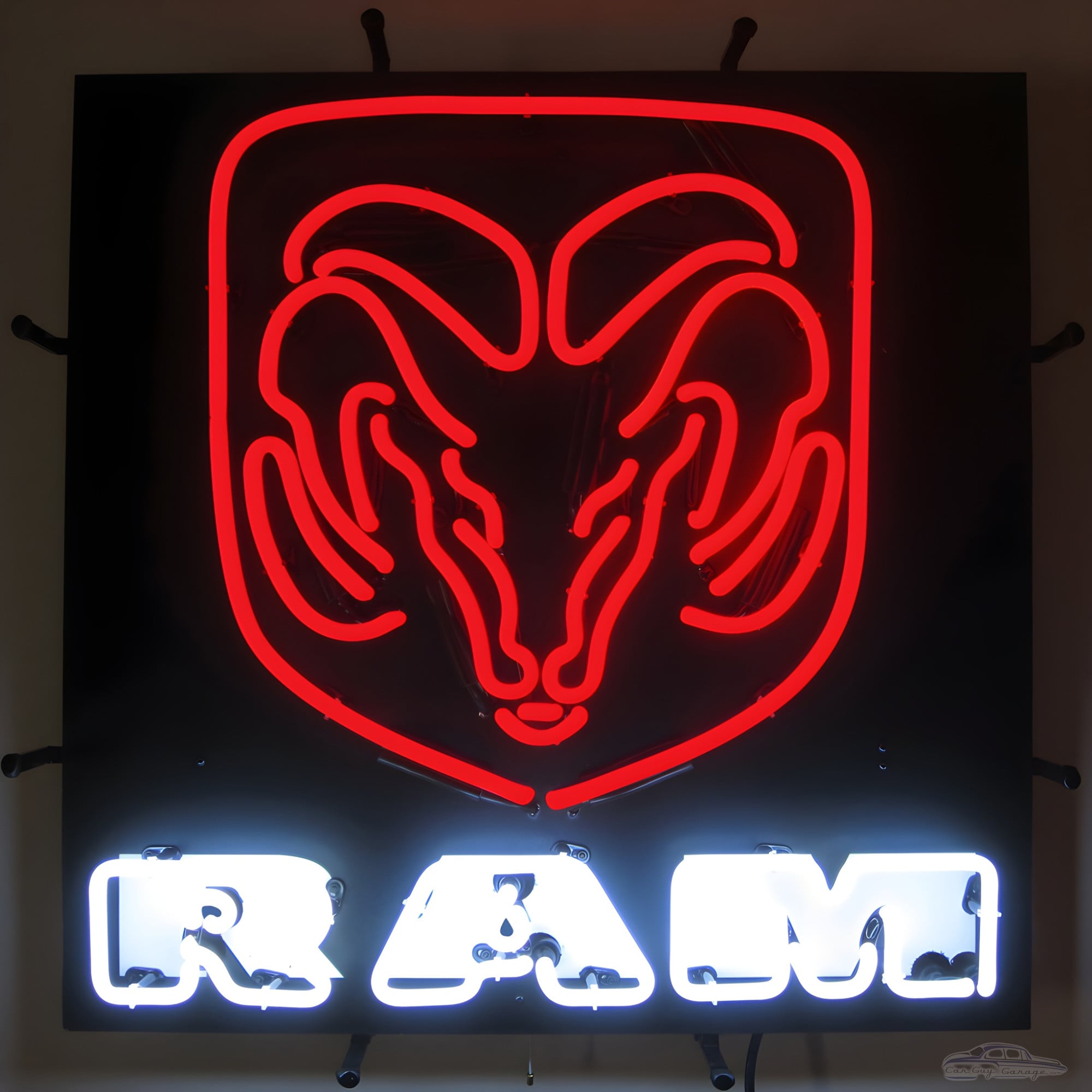 Dodge RAM Red Shield Neon Sign - 24