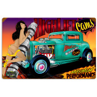 Rat Rod High Lift Metal Sign - 18" x 12"