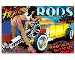 Rat Rod Hot Rods Metal Sign