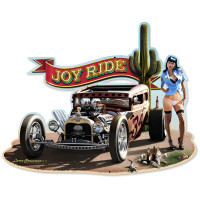 Rat Rod Metal Sign - 18" x 14"