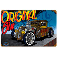 Rat Rod Original Sin Metal Sign - 12" x 18"