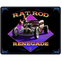 Rat Rod Renegade Metal Sign - 15" x 12"