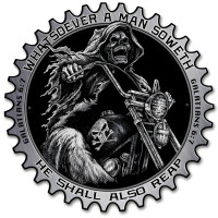 Reaper Metal Sign - 14" x 14" 