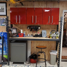 Ulti-mate Garage Cabinets in Ruby Red