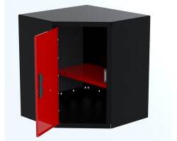 Red Professional Grade Corner Cabinet