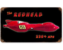Redhead Sign - 14" x 8"